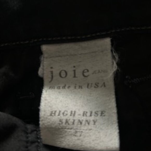 JOIE | Black Mid-Rise Skinny Jeans | Size 27 - Picture 4 of 4